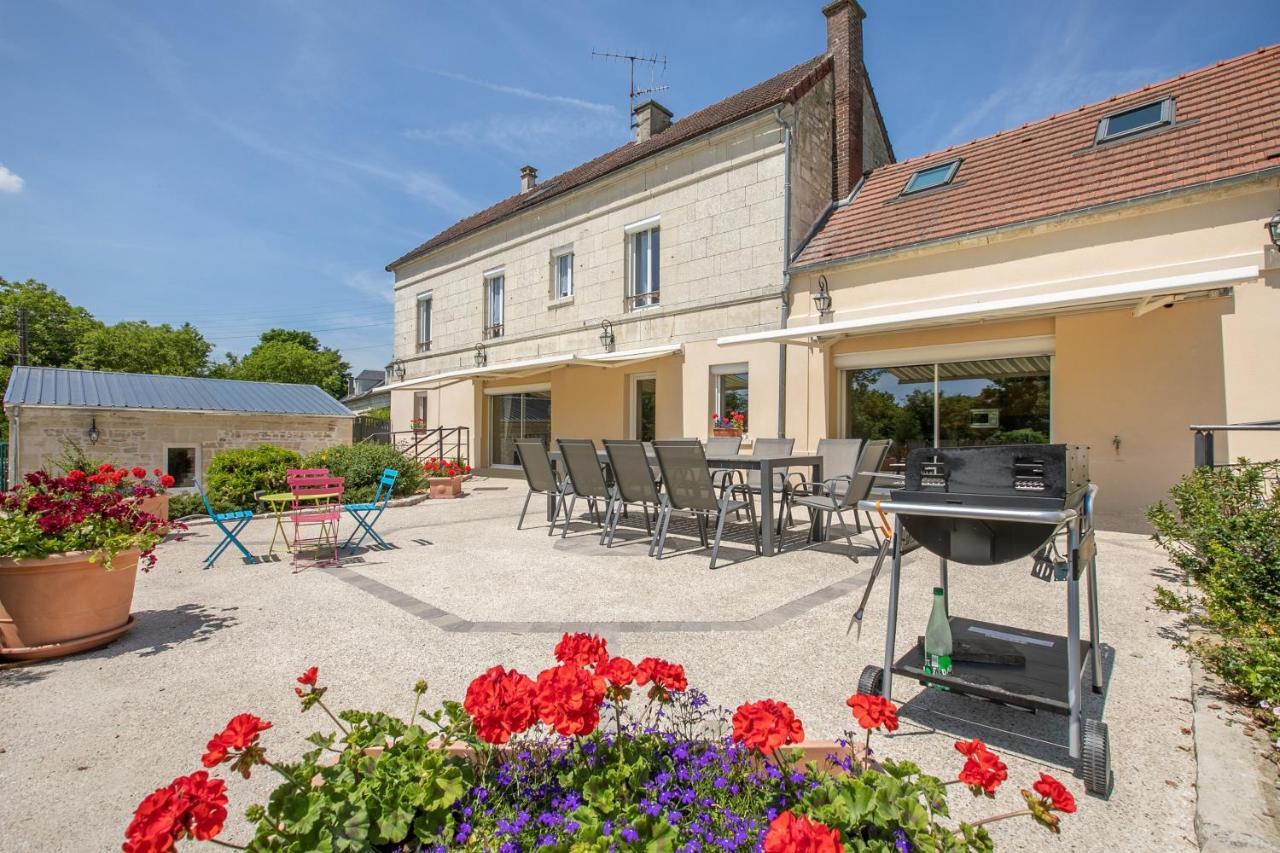 Les Ormes - Grande Maison Avec Jacuzzi Largny-sur-Automne 외부 사진